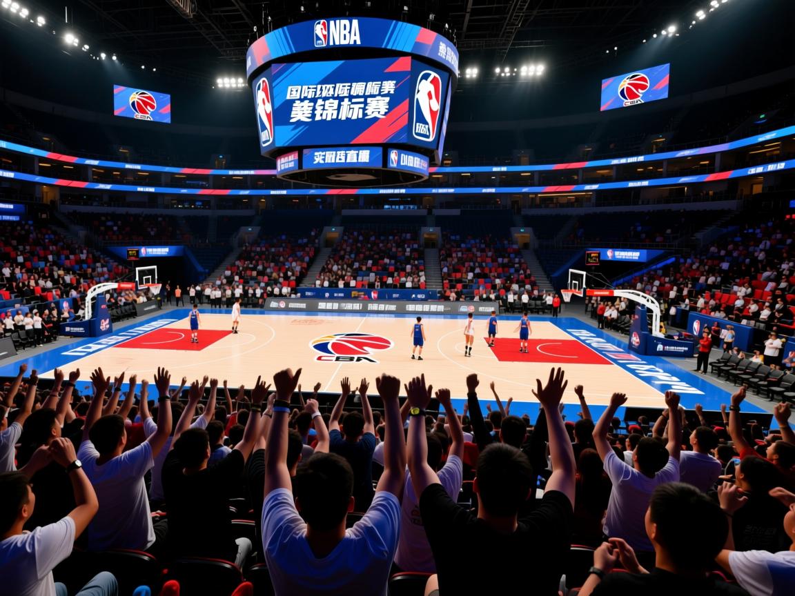 实力碾压对手！国际篮球锦标赛现场观众欢呼  第3张